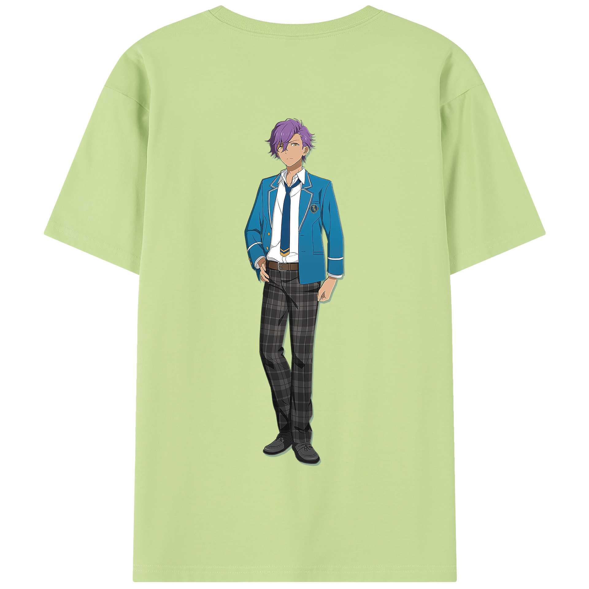 （画像用） あんさんぶるスターズ! Ensemble Stars 綿100％半袖Tシャツ（背面プリント）